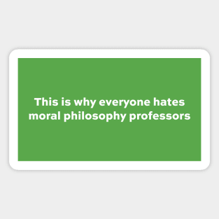 Moral philosophy professors Magnet